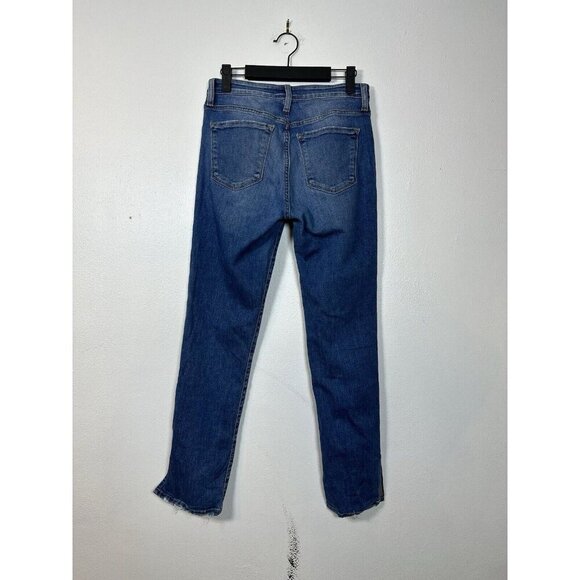 Flying Monkey Jeans Size 26 Slit Ankle Dark Stretch Denim Women’s Y3013 Slim Leg - Picture 6 of 11